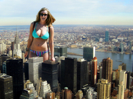 giantess city mega swimsuit