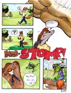 drawing crush feet furry comic color giant fur