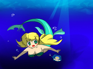 gentle mermaid hearthiel swimming