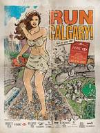breasts drawing giantess mega color destruction rampage bra skirt brunette media advertisement poster top crowds running_away attack_of_the_50_foot_woman nancy_archer calgary