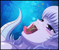 drawing karbo vore tongue anime shrunken_men snake_girl vivian_(felarya)