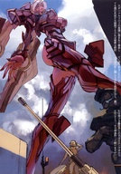 drawing giantess manga mega robot anime military neon_genesis_evangelion asuka_langley_soryu