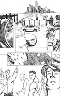 drawing giantess manga monochrome anime