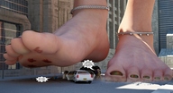 giantess crush black_hair handheld barefoot blood hand jessi_and_vicky point_of_view tiny_mk digital_render