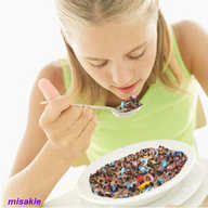 giantess vore shrunken_men spoon cereal misakie