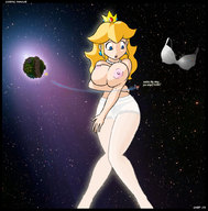 breasts drawing giantess chief giga space color bra mario princess_peach topless super_mario_bros source_needed cosmic_giantess super_mario_galaxy