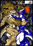 breasts drawing giantess furry dragoness tail space color planet leopard giantesses cosmic_giantess
