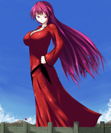 drawing giantess ochiko_terada anime castle