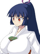 breasts drawing giantess ochiko_terada anime shrine_maiden