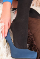 collage high_heels in_shoe socks unknown_artist shrunken_men hand