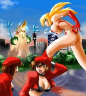 drawing giantess pussy city color apricot_garden dyna dyna_girl