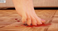 giantess crush feet manga blood gore shrunken_men foot_crush shrunken_woman bug jessi_and_vicky nail_polish tiny_mk digital_render