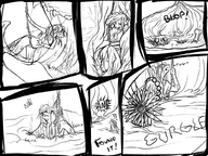 9964 - comic dog drawing female furry inside Macro micro vore.pn