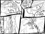 9967 - comic dog drawing female furry inside Macro micro vore.pn