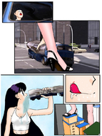 giantess crush city destruction sailormoon women