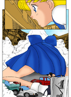 giantess crush city destruction sailormoon women