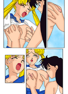 breasts giantess crush city destruction sex lesbians sailormoon giantesses women breast_play