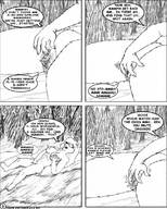 breasts drawing giantess insertion nude pussy furry manga monochrome butt wet anime fox juices shrunken_men men david_von_foxkin