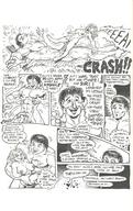 breasts drawing manga monochrome western_artwork shrunken_men western_comic smallest_man karno big_funnies
