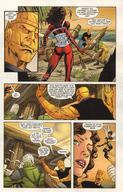 drawing giantess wings manga color butt brunette shrunken_woman costume doom_patrol pier dialogue dc_comics elasti-girl robotman negative_man bumblebee rita_farr