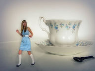 collage blonde shrunken_woman cup alice_in_wonderland