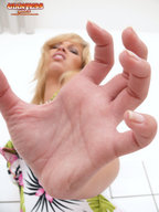 blonde finger hand captured nails grabbing point_of_view