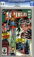 breasts drawing manga blonde color glasses anime boots supergirl shrunken_woman scientist comic_cover smoke costume cape earrings belt test_tube dc_comics