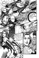 drawing insertion monochrome long_hair anime orgasm gloves shrunken_men dominatrix sex_slave sex_toy