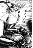 drawing monochrome anime anal bondage anal_insertion