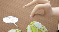 handheld shrunken_man finger_crush captured between_fingers digital_render