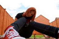 red_hair shrunken_men sneakers point_of_view converse chucks