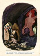 drawing giantess nude color anime red_hair