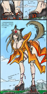 drawing feet giga color destruction anime pencil_drawing platform_sandals