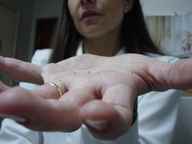 gentle collage micro finger hand shrunken_people