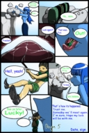 giantess vore manga blue_hair mermaid shrunken_men blue_skin acerok