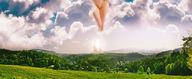 giantess collage nude pussy feet mega unknown_artist legs clouds outdoors