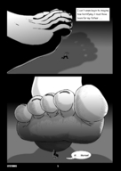giantess feet manga barefoot story shrunken_men foot_crush unaware english gtstoons shrunk_on_campus imminent_crush