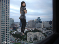 gentle giantess feet city butt barefoot brunette nikemd
