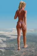 giantess crush feet giga mega blonde butt swimsuit destruction barefoot foot_print classic hedin makihero