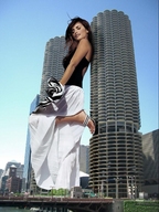 giantess city mega long_hair high_heels brunette celebrity skyscrapers garcia_accasbel penelope_cruz