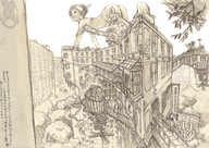 drawing growth giantess nude manga city anime