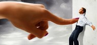 handheld finger domination shrunken hand men