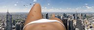 giantess mega helicopter point_of_view