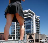 giantess collage city butt skirt legs nikemd sunny