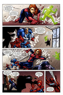 giantess mega comic color avengers giant_girl captain_america janet_van_dyne spider-man marvel_comics quicksilver