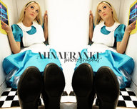 growth blonde clothed shoes clone houses knee_high_socks alice_in_wonderland twin