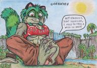 drawing giantess furry color anime paws shrunken_men cerberus
