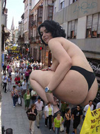 breasts giantess city butt swimsuit photograph