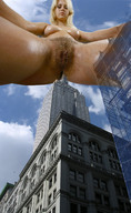breasts giantess collage pussy city blonde anal anal_insertion tower