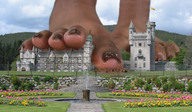 giantess collage feet mega destruction barefoot unknown_artist dark_skin toe_crush nail_polish